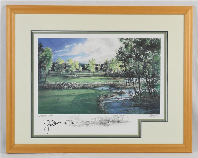Jack Nicklaus Autographed Limited Edition Lithograph