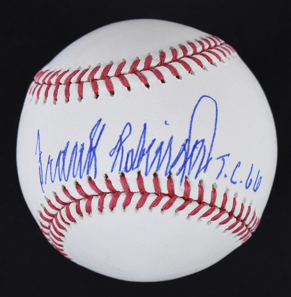 Frank Robinson Autographed Baseball PSA 10 Gem Mint