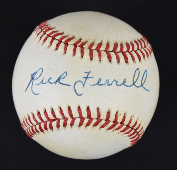 Rick Ferrell Autographed Baseball