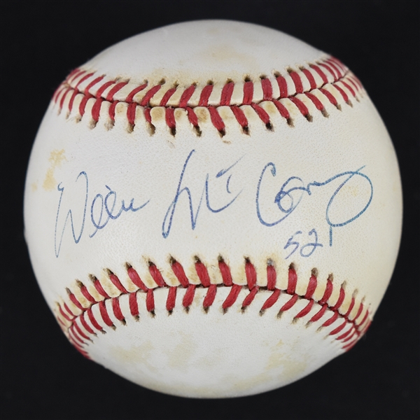 Willie McCovey Autographed Baseball