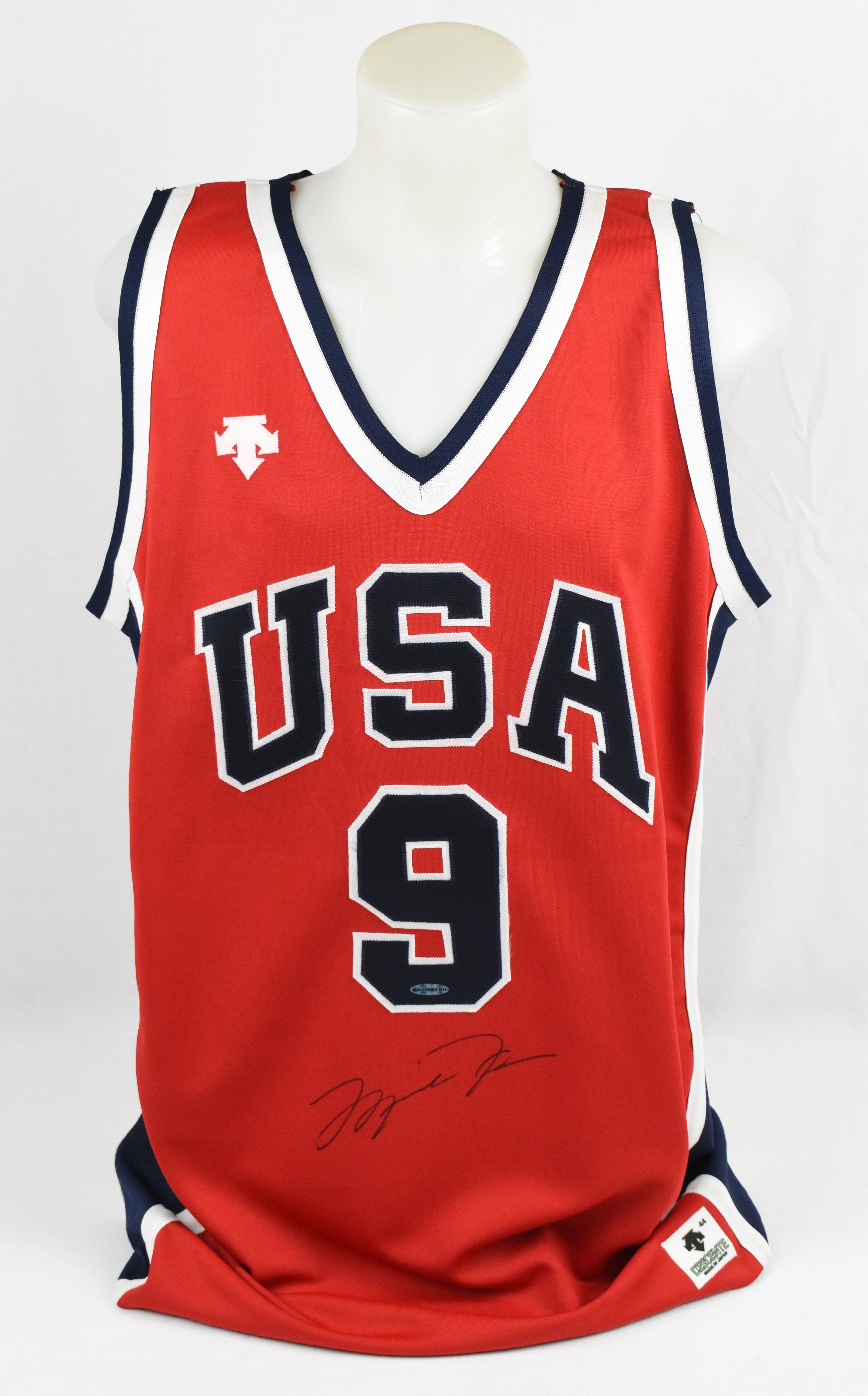 Michael Jordan Signed 1984 Team USA Olympics Game Model Jersey UDA