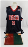 LeBron James 2004 Autographed Rookie Team USA Olympic Jersey UDA