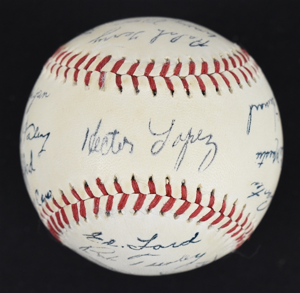 New York Yankees 1961 Team Stamped Baseball