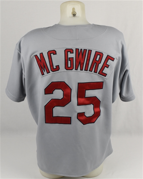Mark McGwire 1997 St. Louis Cardinals Game Used Jersey w/Dave Miedema LOA