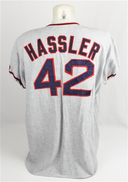 Andy Hassler 1971 California Angels Game Used Flannel Jersey