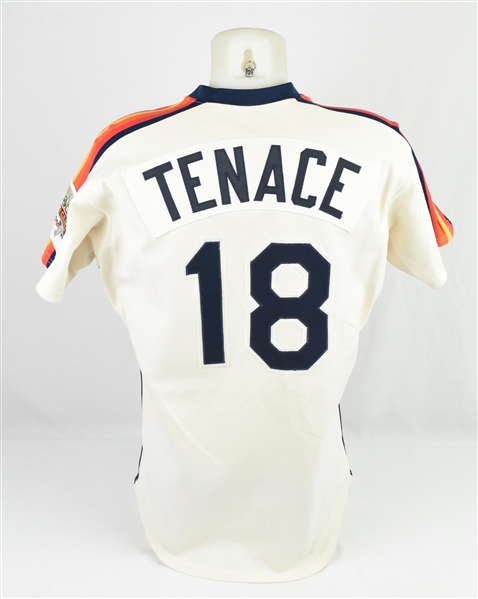 Gene Tenace 1986 Houston Astros Game Used Coachs Jersey w/Dave Miedema LOA