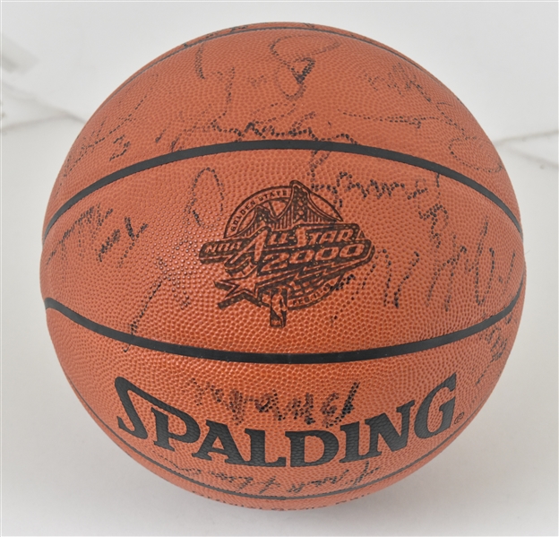 2000 NBA All-Star Game Signed Basketball w/Kobe Shaq Duncan & Garnett