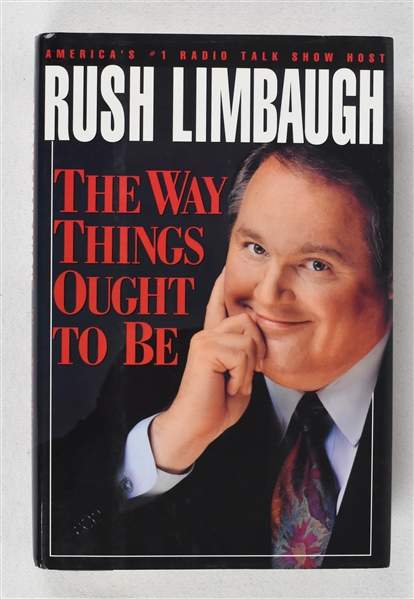 Rush Limbaugh Autographed Book "To Rob"