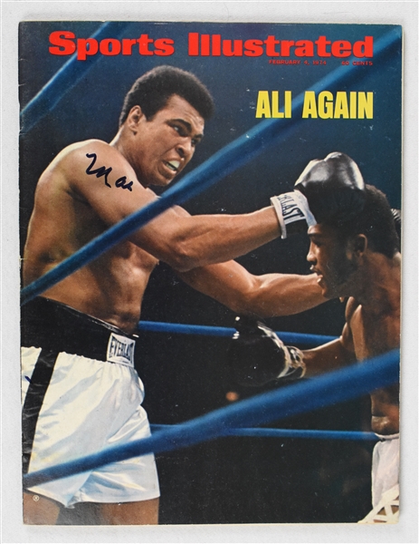 Muhammad Ali Autographed 1974 Sports Illustrated 