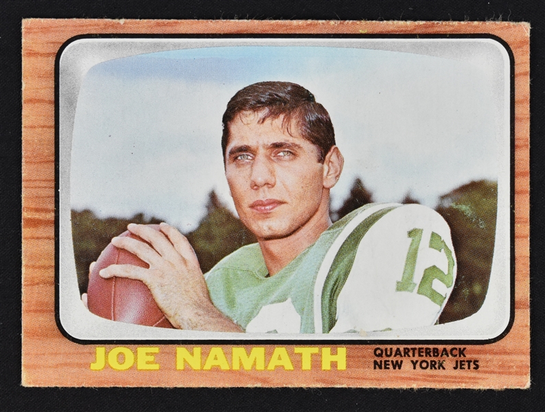 Joe Namath 1966 Topps 2nd Year Football Card #96