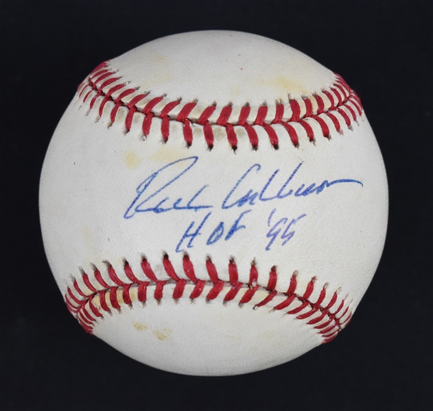 Richie Ashburn Autographed & Inscribed HOF Baseball