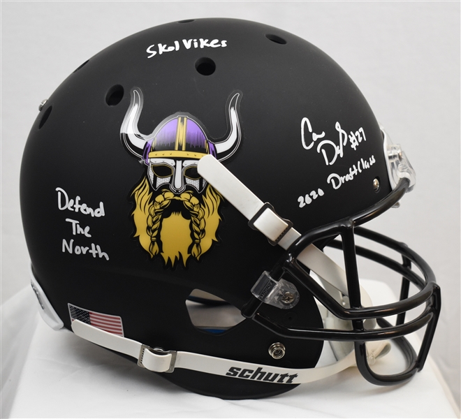 Cam Dantzler Autographed Minnesota Vikings Full Size Replica Helmet