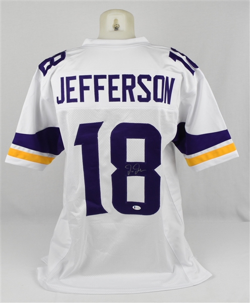 Justin Jefferson Autographed Minnesota Vikings Road Jersey