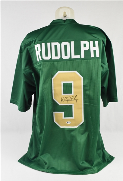Kyle Rudolph Autographed Notre Dame Green Jersey