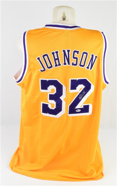 Magic Johnson Autographed Los Angeles Lakers Jersey