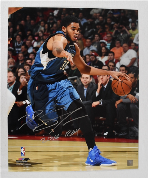 Karl-Anthony Towns Autographed 16x20 Photo