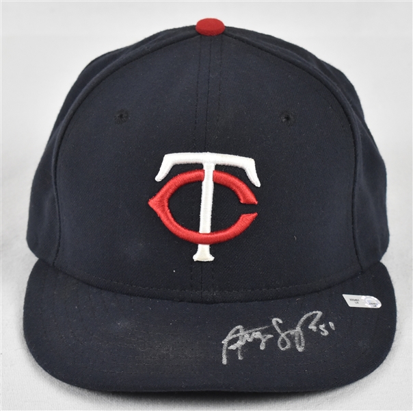 Anthony Swarzak 2009 Minnesota Twins Game Used & Autographed Hat