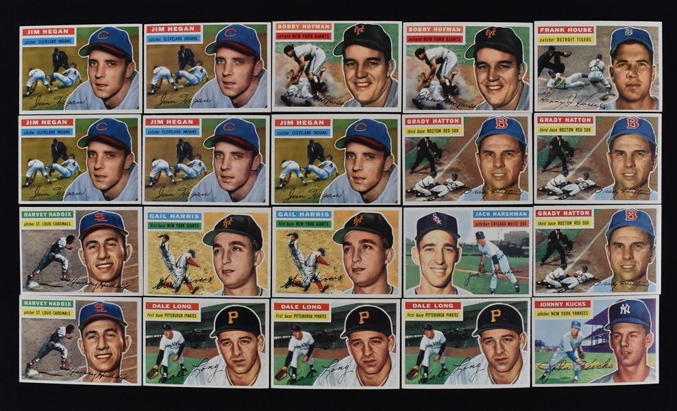 1956 Topps Baseball Lot of 20 Cards 5