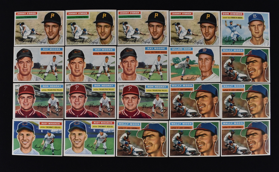 1956 Topps Baseball Lot of 20 Cards 7