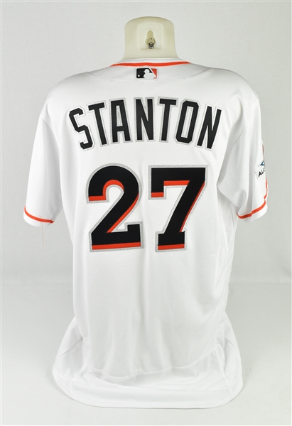 Giancarlo Stanton 2017 Game Issued All-Star Game Jersey MLB