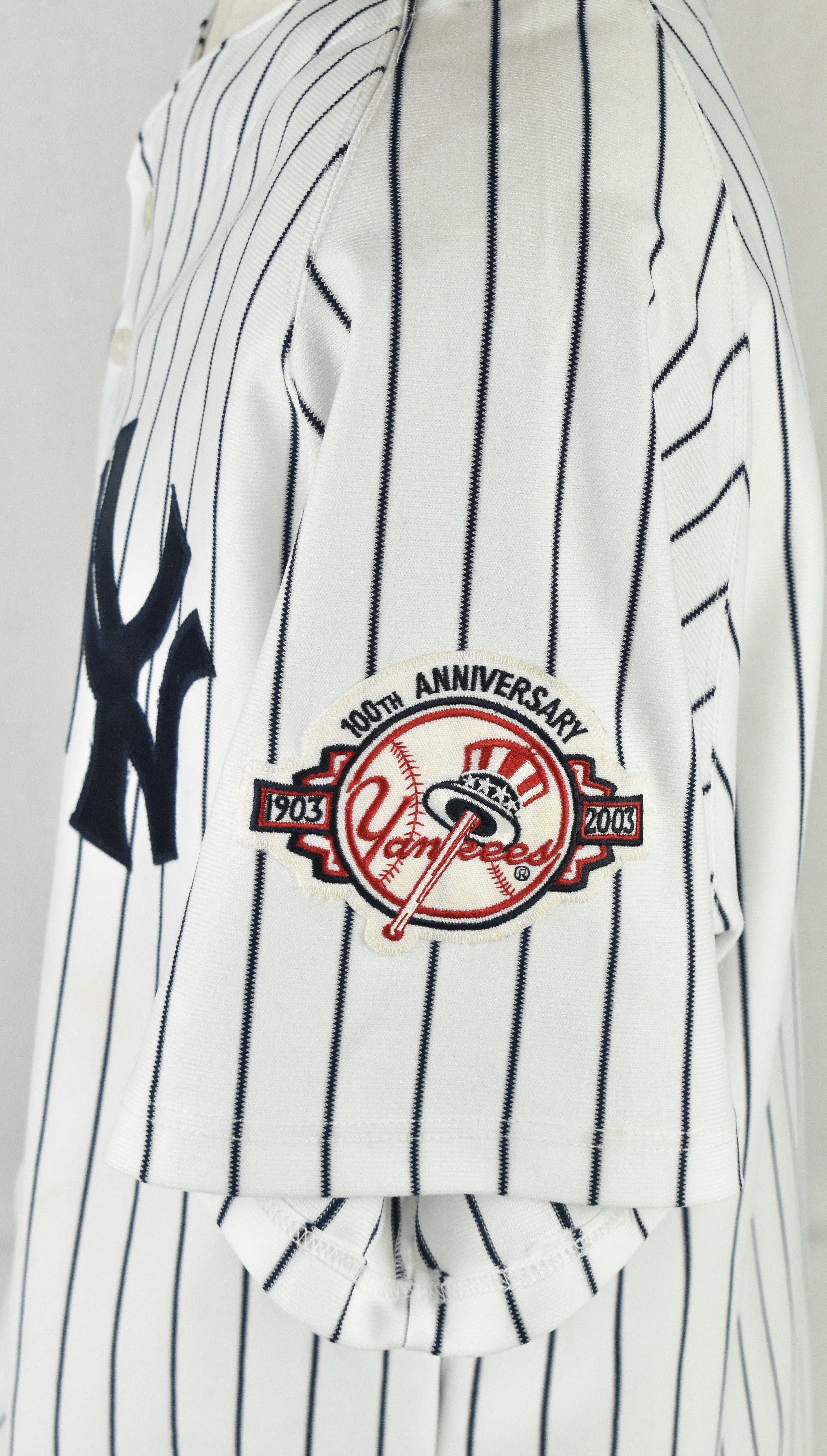 Derek Jeter #2 New York Yankees Authentic Jersey W/ 2003 100th