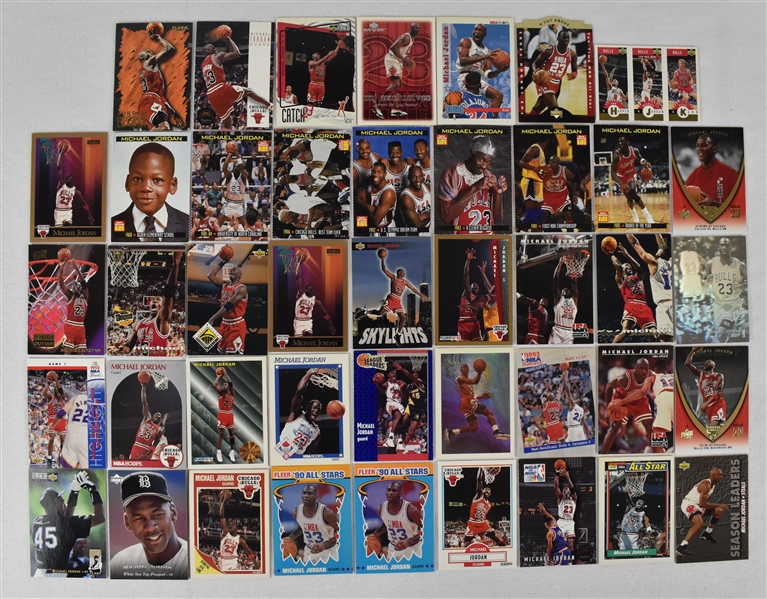 Michael Jordan Baseball & Basketball Card Lot