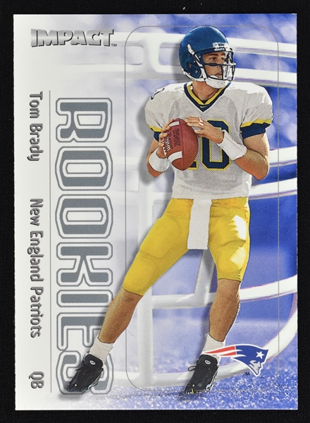 Tom Brady 2000 Impact Rookie Card #27