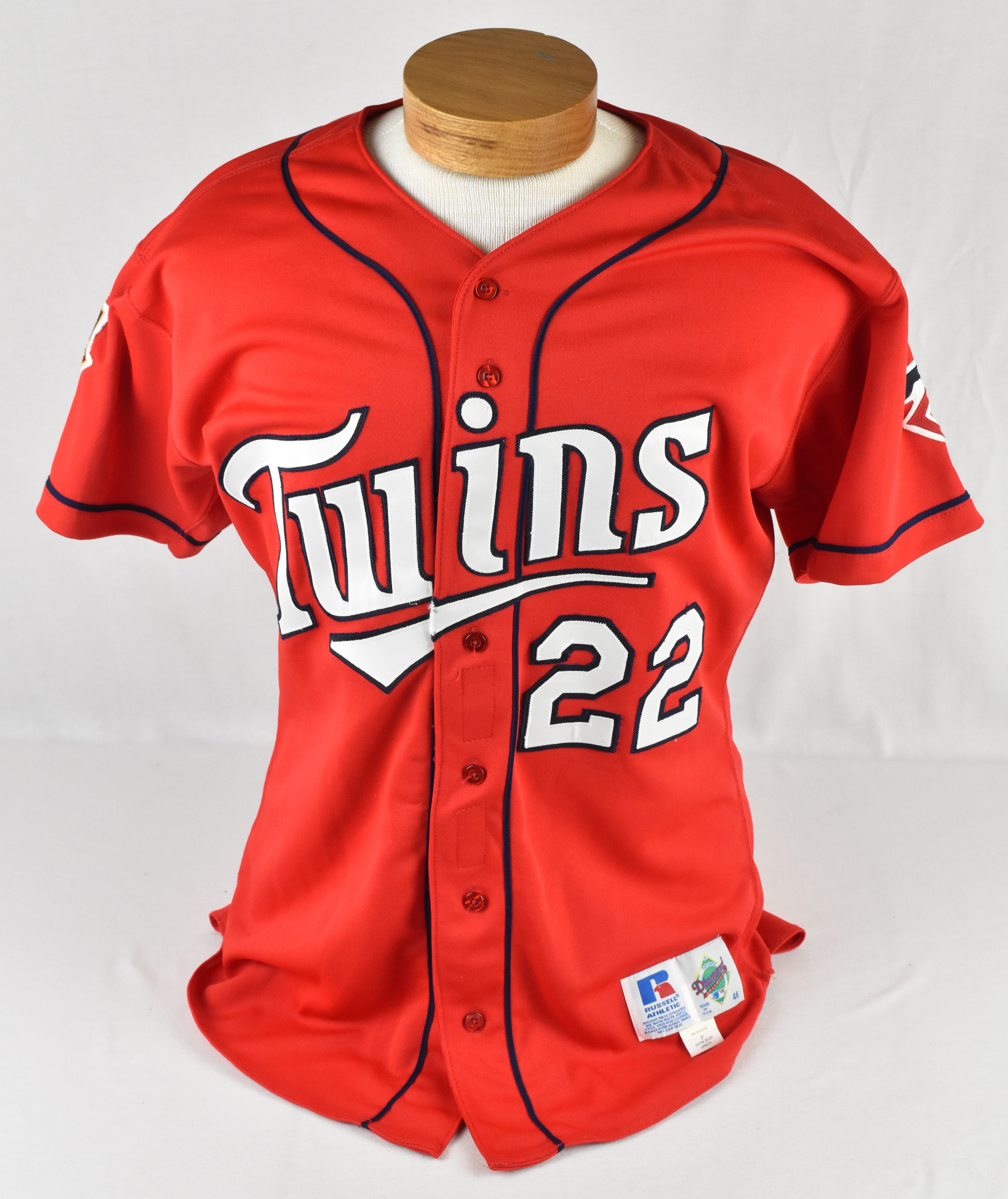 Authentic Minnesota Twins Dairy Queen Jersey 40 Alt Red Russell