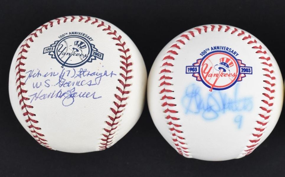 Craig Nettles & Hank Bauer New York Yankees Autographed Baseballs