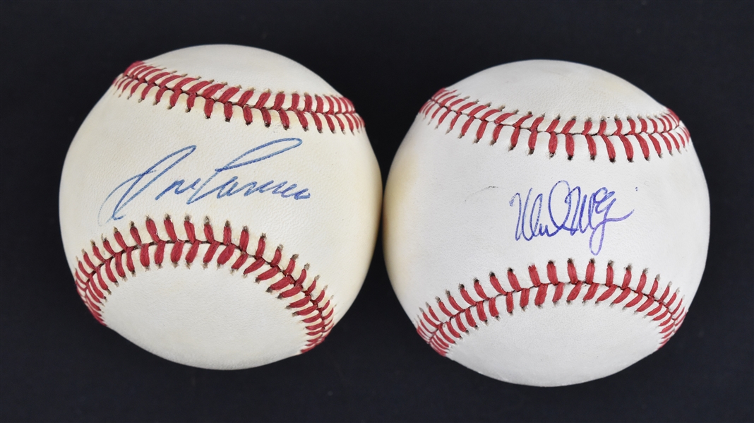 Mark McGwire & Jose Canseco Autographed Baseballs