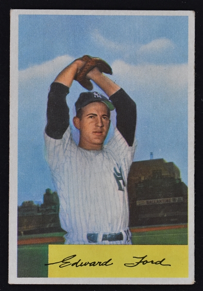 Ed "Whitey" Ford 1954 Bowman #177 Baseball Card