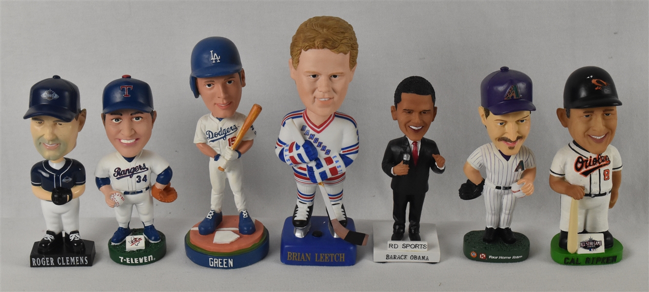 Collection of 7 Bobbleheads 