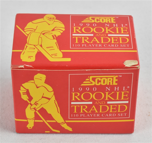 NHL 1990 Score Rookie & Traded Complete 110 Card Set
