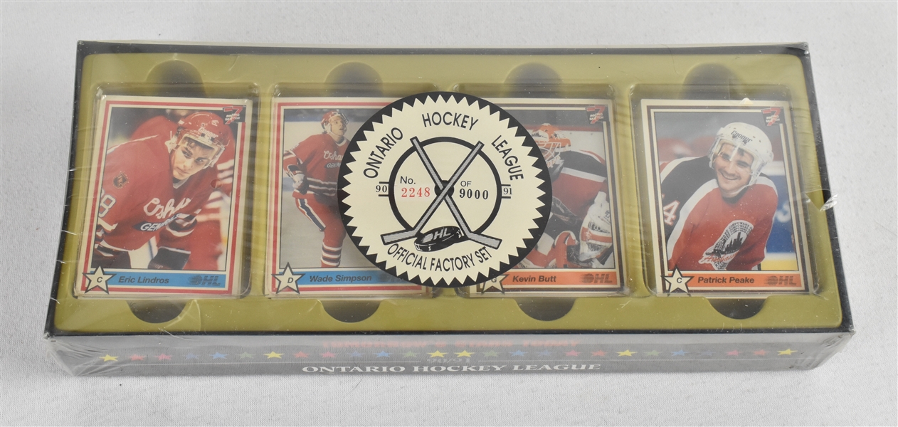 NHL 1990-91 Ontario League Factory Sealed Card Set #2,248/9,000
