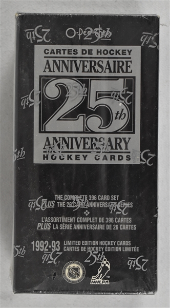 NHL 1992-93 O-Pee-Chee 25th Anniversary Factory Sealed Hobby Box 
