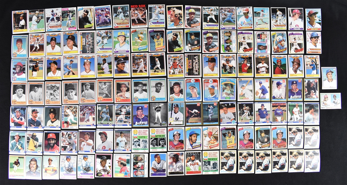 Collection of 1970s-1980s Baseball Cards