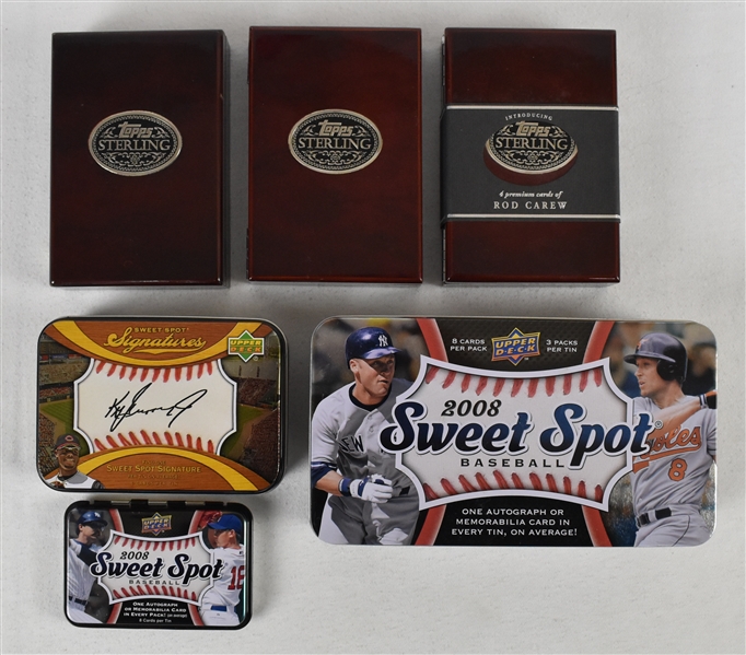 Topps Sterling & Upper Deck Insert Card Boxes