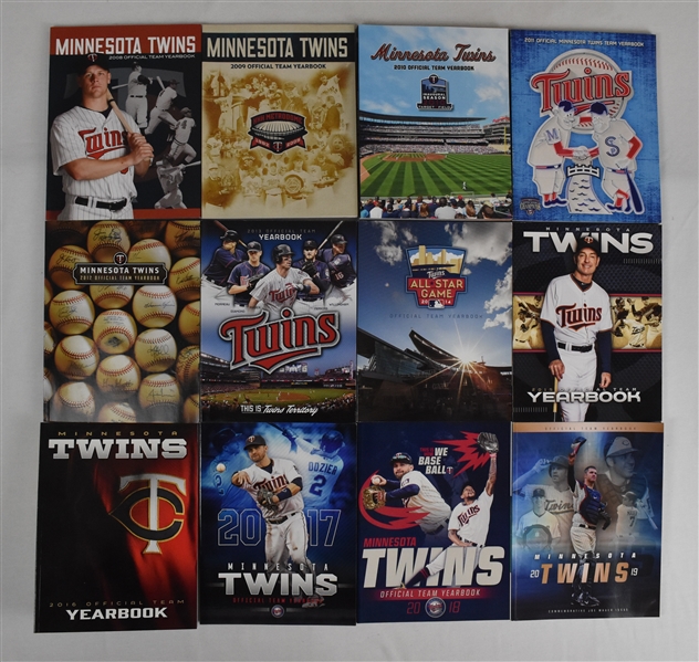 Minnesota Twins Yearbook & Program Collection