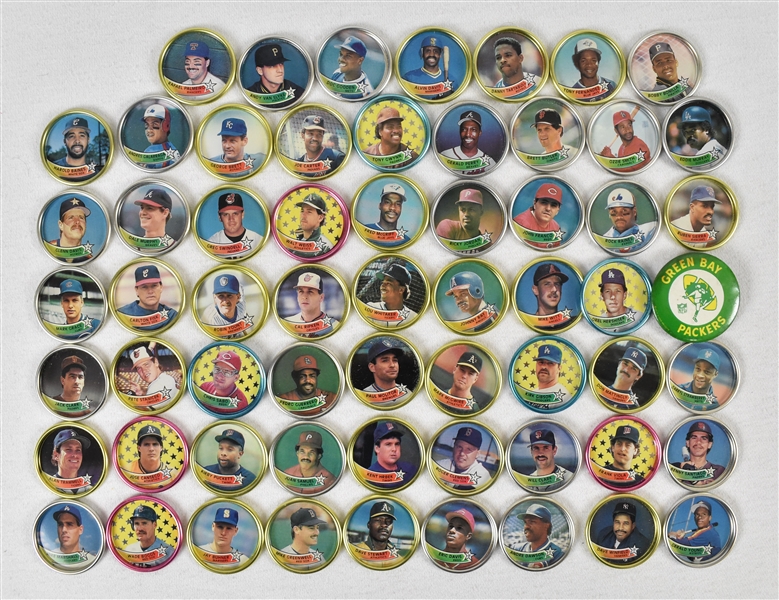 Collection of 1980s MLB Collector Coins