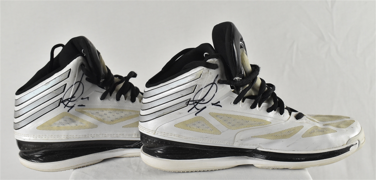 Ricky Rubio Minnesota Timberwolves Game Used & Autographed Shoes JSA LOA