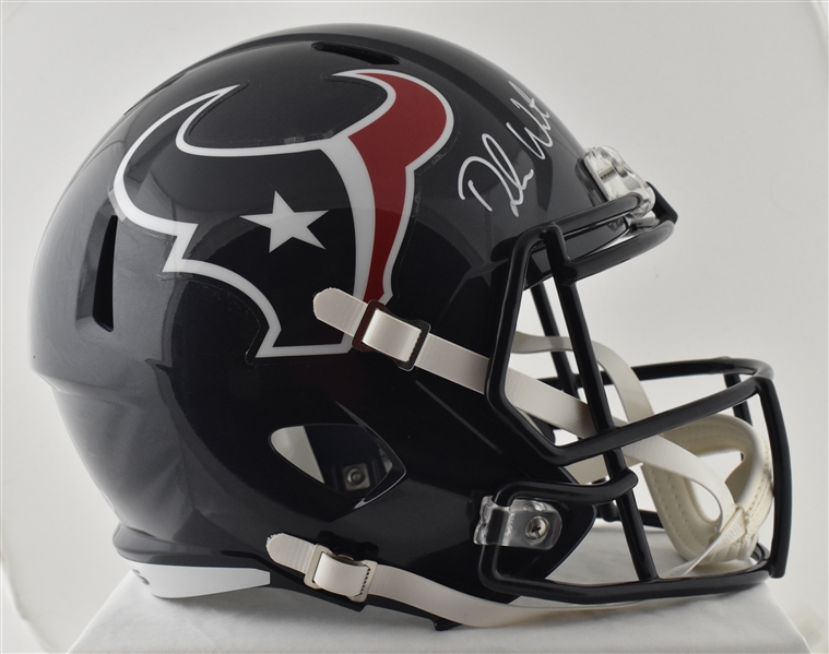 Deshaun Watson Autographed Houston Texans Full Size Helmet