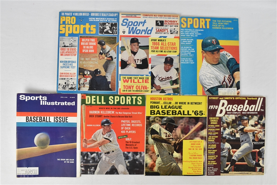Minnesota Twins Collection of Magazines