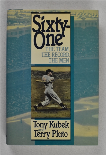 Tony Kubek Signed & Inscribed Book to Sid Hartman