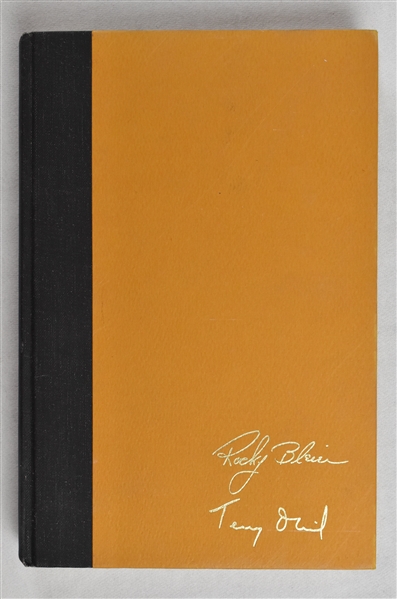 Rocky Bleier & Terry ONeil Signed & Inscribed Book to Sid Hartman