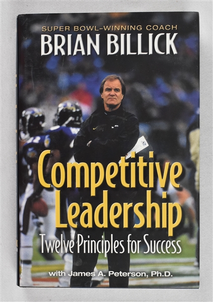Brian Billick Signed & Inscribed Book to Sid Hartman