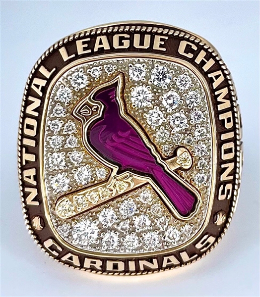 St. Louis Cardinals 2004 World Series National League Champions 14K Gold & Diamond Ring From 105-57 Season
