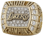 Los Angeles Lakers 2000 NBA World Championship 14K Gold Diamond Ring *Kobe Bryants 1st NBA Title*