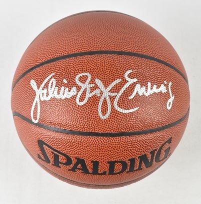 Julius Erving "Dr. J" Autographed Basketball 2