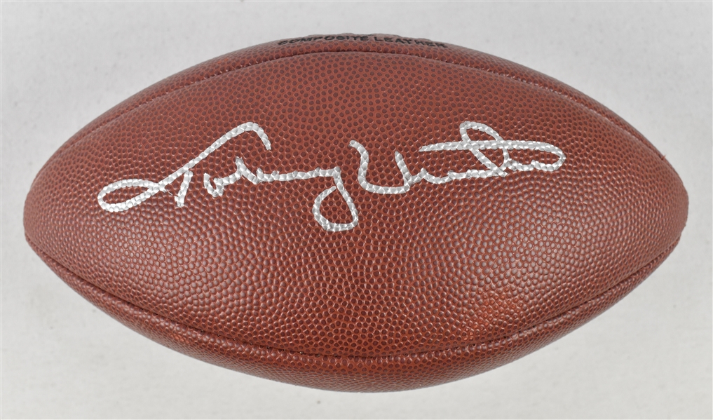 Johnny Unitas Autographed Football