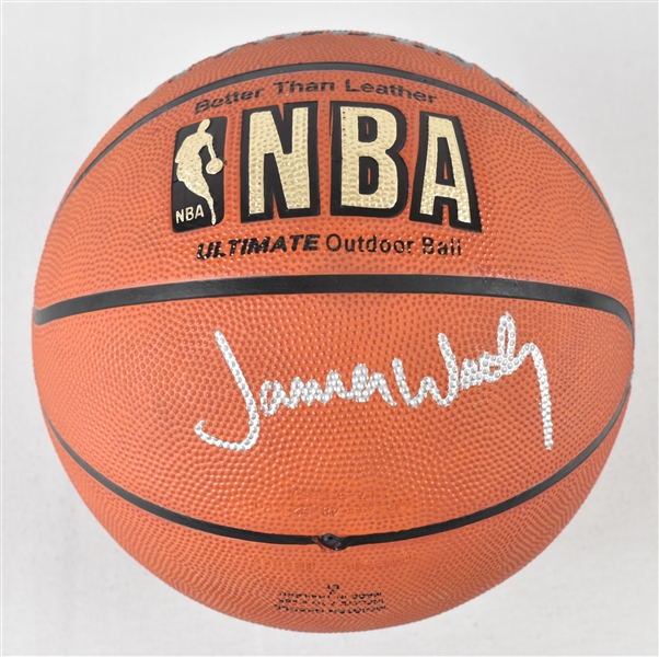 James Worthy Autographed Basketball 3